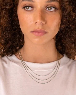 PAVOI Layered|Chains-Three Layered Chain Necklace