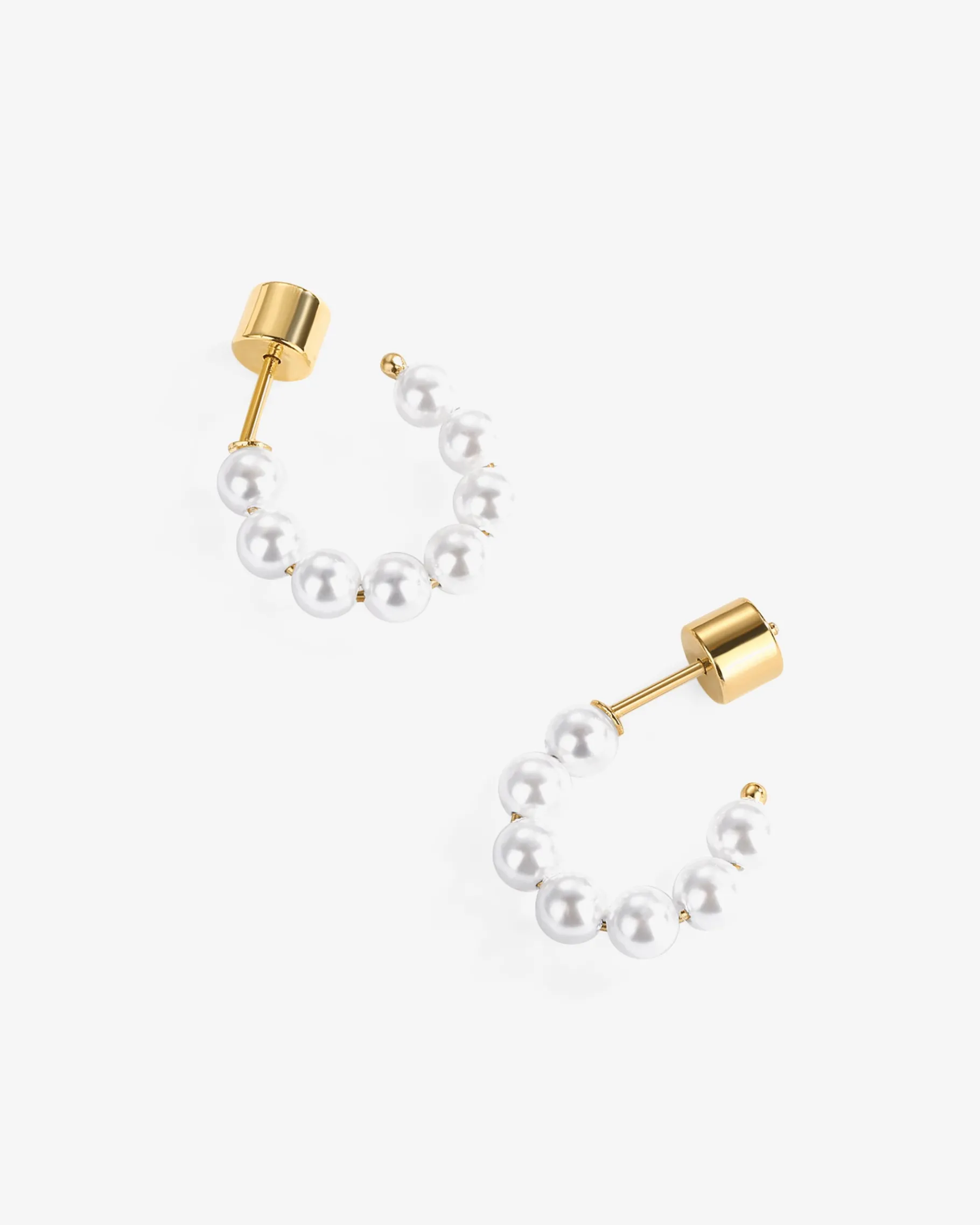 PAVOI Hoops-Timeless Pearl Hoops