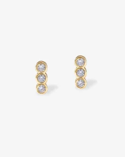 PAVOI Flat Backs|Studs-Tiny Bar Round Screw Back Studs