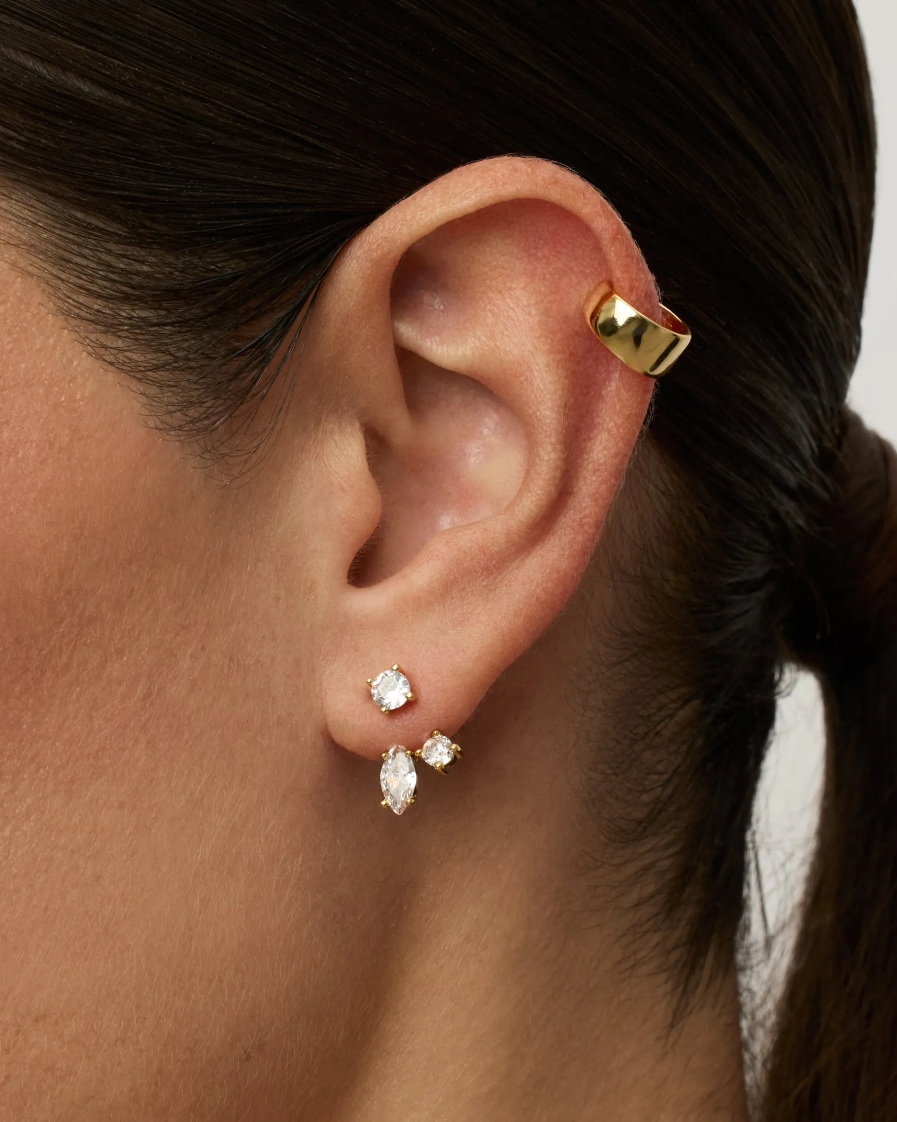 PAVOI Statement-Tri Earring Jacket
