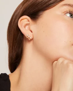 PAVOI Crawlers|Studs-Triple Dangle No Piercing Earrings