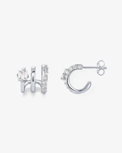PAVOI Statement|Huggies-Triple Hoop Huggies