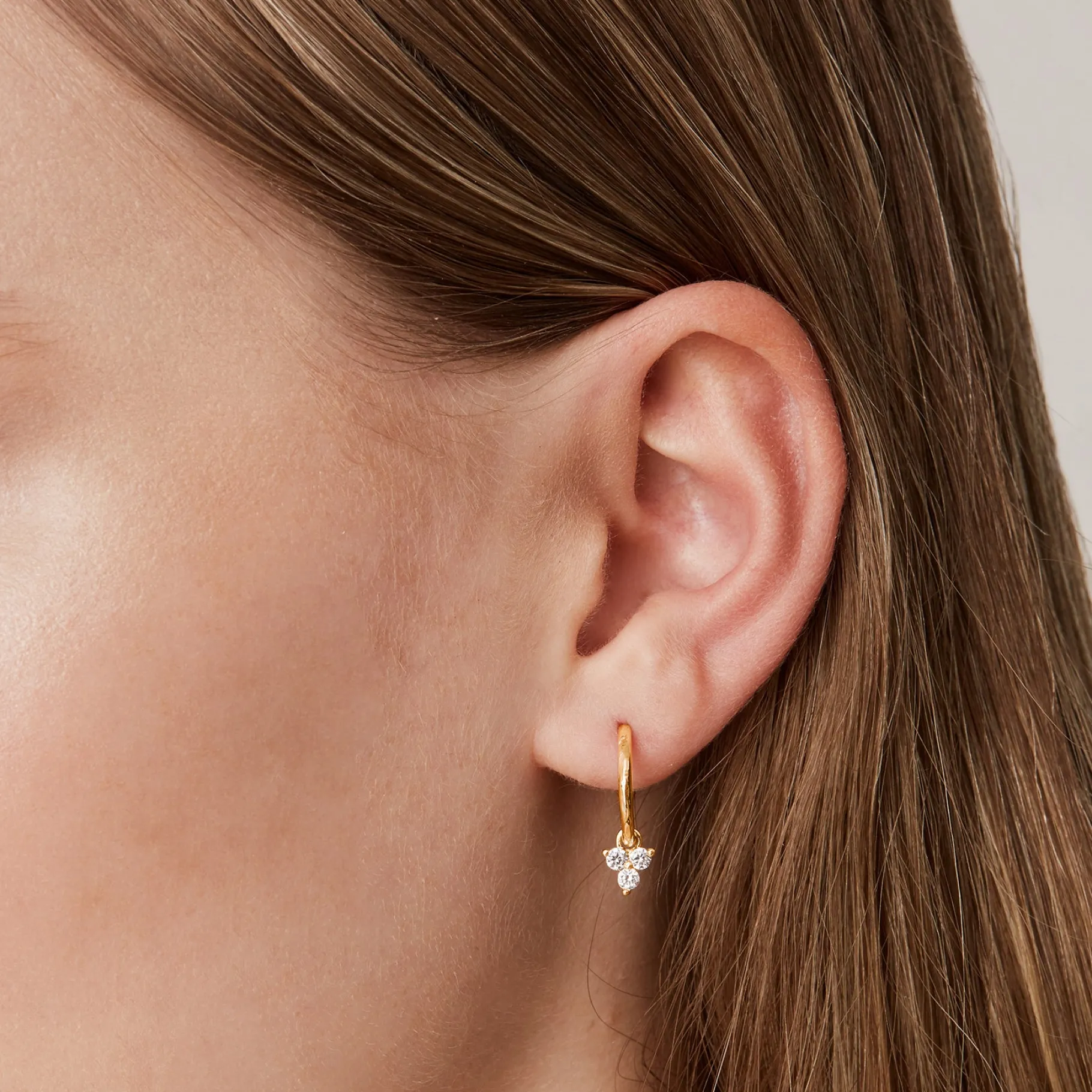 PAVOI Dangle & Threader|Hoops-Trois Hoops