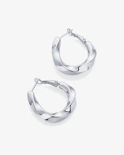 PAVOI Hoops-Twisted Chunky Huggies
