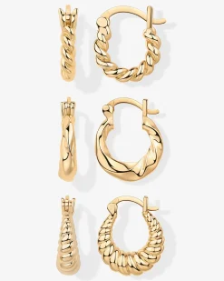 PAVOI Huggies-Twisted Earring Pack