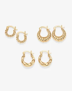 PAVOI Huggies-Twisted Earring Pack