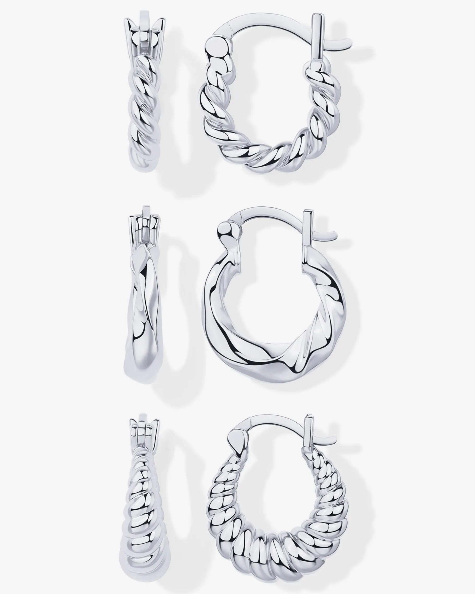 PAVOI Huggies-Twisted Earring Pack