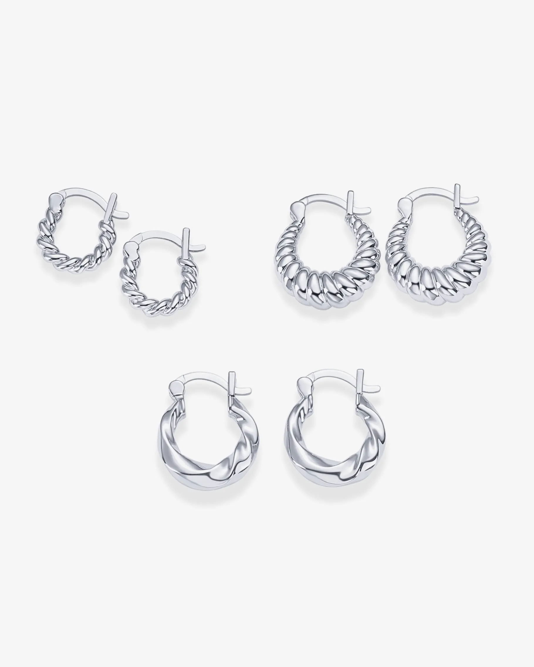 PAVOI Huggies-Twisted Earring Pack