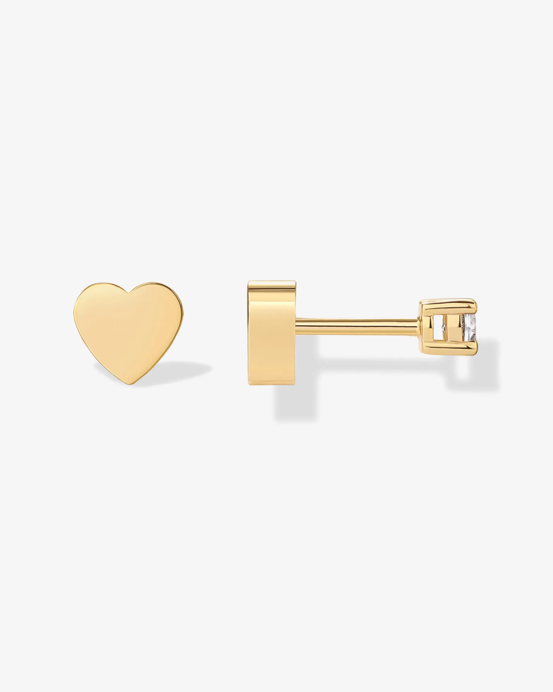 PAVOI Flat Backs|Studs-Two-Way Heart Studs