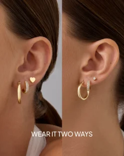 PAVOI Flat Backs|Studs-Two-Way Heart Studs