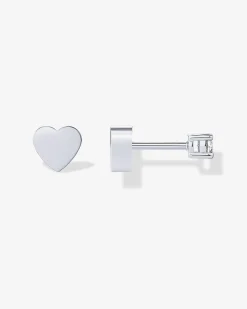 PAVOI Flat Backs|Studs-Two-Way Heart Studs