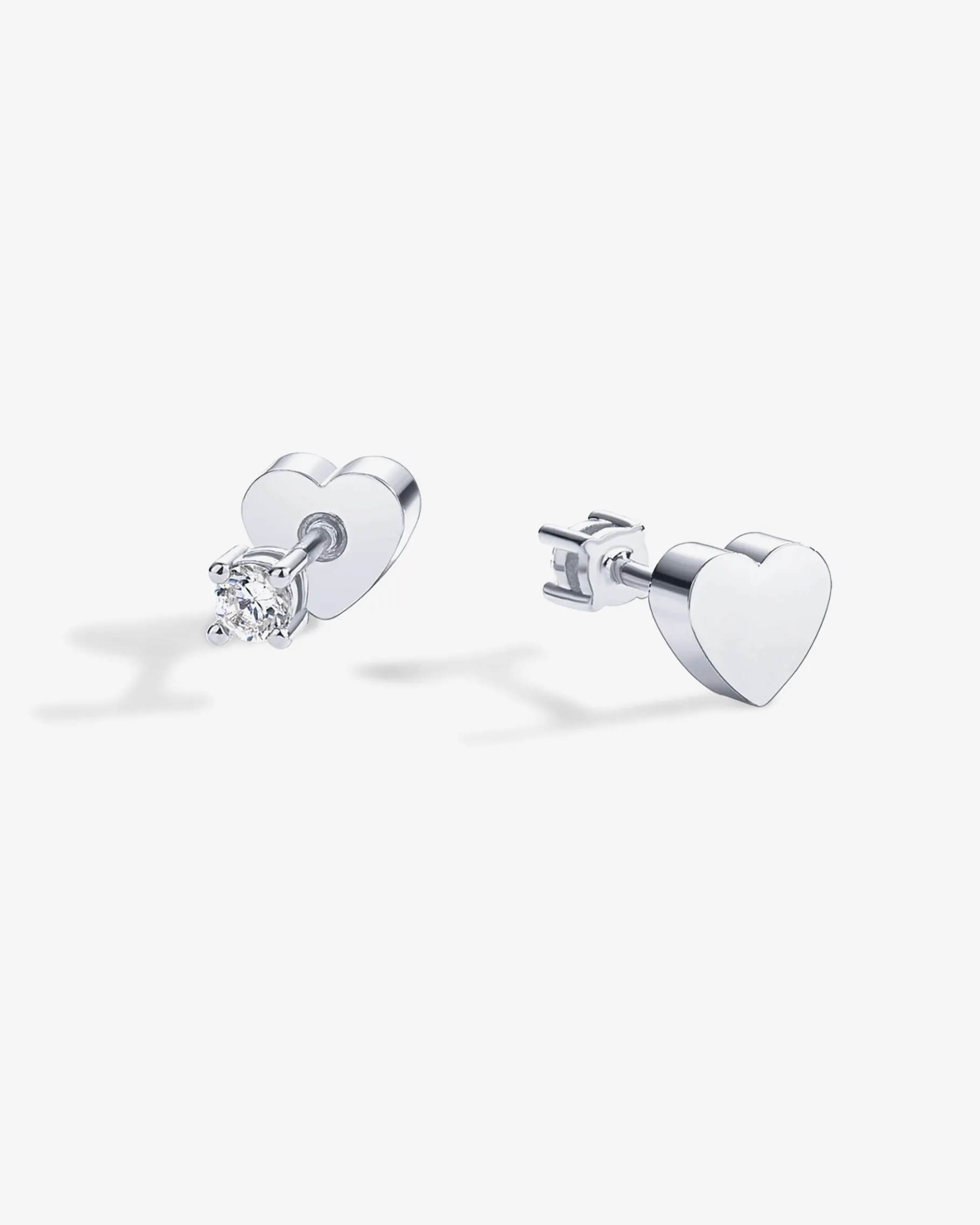 PAVOI Flat Backs|Studs-Two-Way Heart Studs