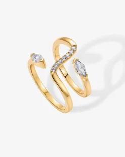 PAVOI Statement|Statement-Uraeus Open Band Ring
