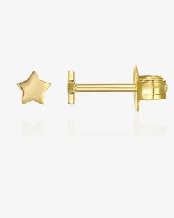 PAVOI Vermeil Earrings-Vermeil Astral Studs