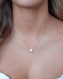 PAVOI Vermeil Necklaces-Vermeil Bezel Necklace
