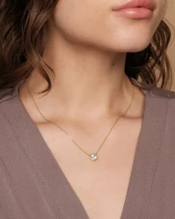 PAVOI Vermeil Necklaces-Vermeil Bezel Necklace
