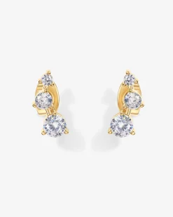 PAVOI Vermeil Earrings-Vermeil Constellation Ear Crawlers