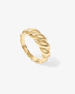 PAVOI Vermeil Rings-Vermeil Croissant Ring