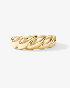 PAVOI Vermeil Rings-Vermeil Croissant Ring