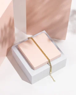PAVOI Vermeil Bracelets|Vermeil Rings-Vermeil Curb Chain Bracelet