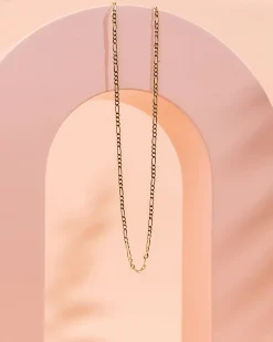 PAVOI Vermeil Necklaces-Vermeil Figaro Chain Necklace