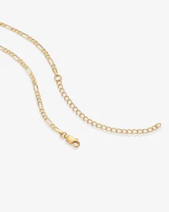 PAVOI Vermeil Necklaces-Vermeil Figaro Chain Necklace