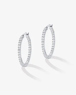 PAVOI Vermeil Earrings-Vermeil Inside-Out Hoops