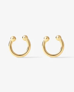 PAVOI Vermeil Earrings-Vermeil Jane Ear Cuffs
