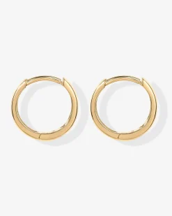PAVOI Vermeil Earrings-Vermeil Kimbra Huggies