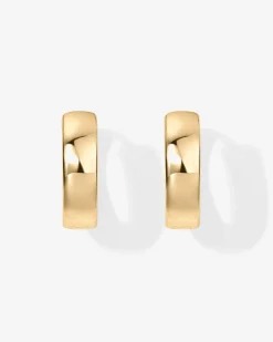 PAVOI Vermeil Earrings-Vermeil Kimbra Huggies