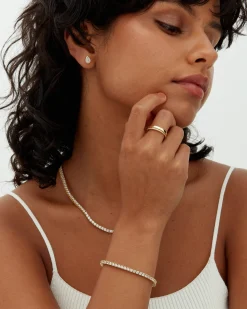 PAVOI Vermeil Bracelets-Vermeil Medium Tennis Bracelet