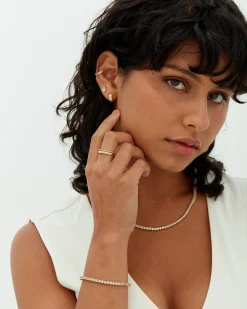 PAVOI Vermeil Bracelets-Vermeil Medium Tennis Bracelet