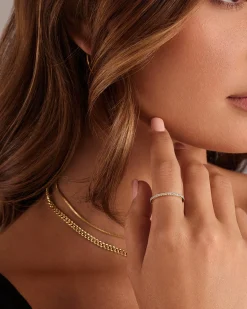 PAVOI Vermeil Rings-Vermeil Mila Eternity Band
