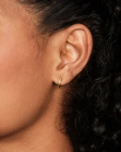 PAVOI Vermeil Earrings-Vermeil Mini Huggies