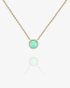 PAVOI Vermeil Necklaces-Vermeil Opal Necklace