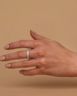 PAVOI Vermeil Rings-Vermeil Oval Eternity Band