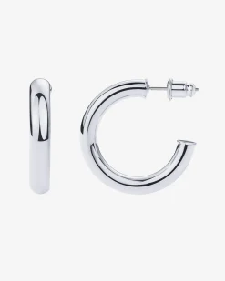 PAVOI Vermeil Earrings-Vermeil Round Chunky Hoops
