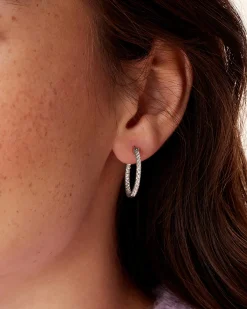 PAVOI Vermeil Earrings-Vermeil Slim Inside-Out Hoops