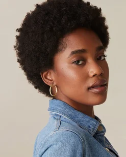 PAVOI Vermeil Earrings-Vermeil Square Tube Hoops