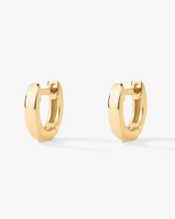 PAVOI Vermeil Earrings-Vermeil Thick Huggie