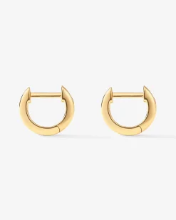 PAVOI Vermeil Earrings-Vermeil Thick Huggie