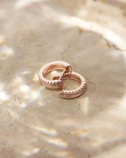 PAVOI Vermeil Earrings-Vermeil Two-Faced Huggie