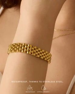 PAVOI Chain-Watch Strap Bracelet
