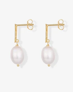 PAVOI Statement|Dangle & Threader-Wavy Pearl Drops Earrings