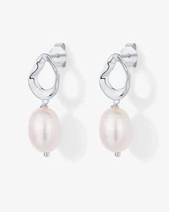 PAVOI Statement|Dangle & Threader-Wavy Pearl Drops Earrings