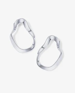 PAVOI Dangle & Threader-Wavy Statement Drop Hoop