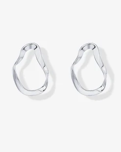 PAVOI Dangle & Threader-Wavy Statement Drop Hoop