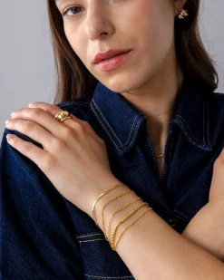 PAVOI Chain-Wear Everywhere Chain Bracelet 5-Pack