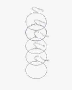 PAVOI Chain-Wear Everywhere Chain Bracelet 5-Pack
