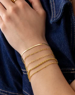 PAVOI Chain-Wear Everywhere Chain Bracelet 5-Pack